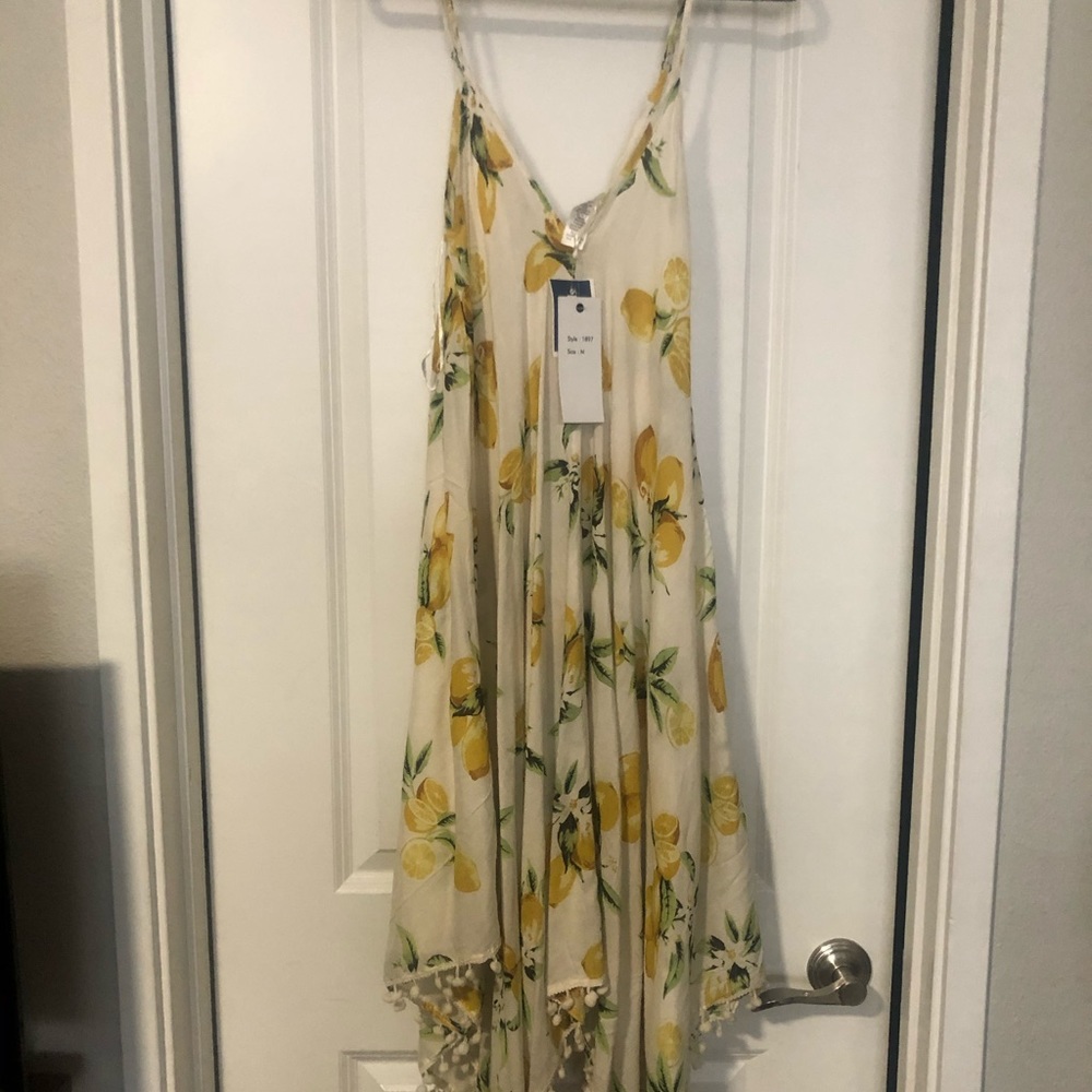 Lemon Handkerchief Dress